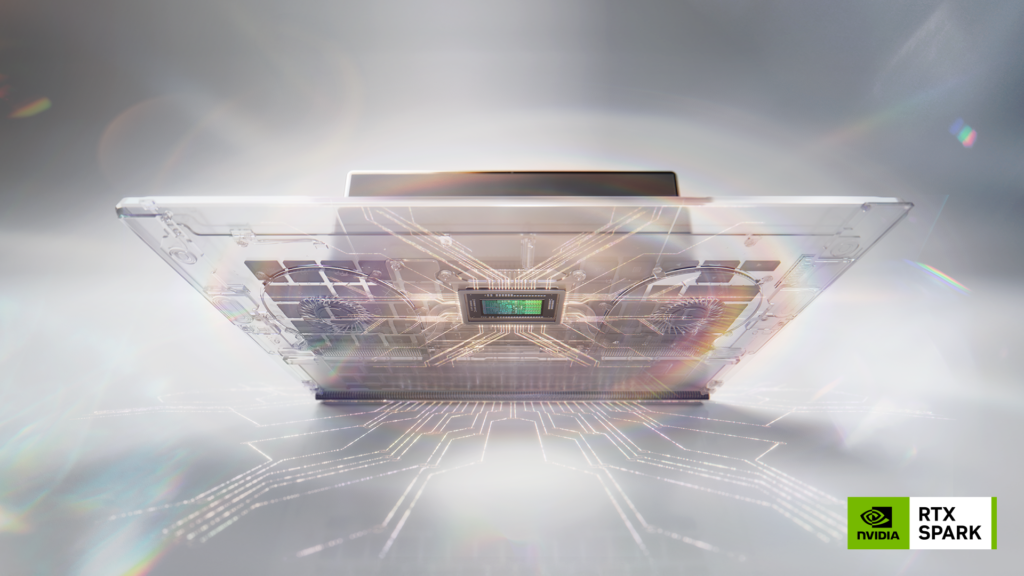 NVIDIA RTX Spark AI PC laptop design preview