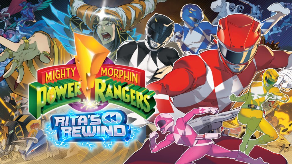 Mighty Morphin Power Rangers Rita's Rewind 2D brawler cover art