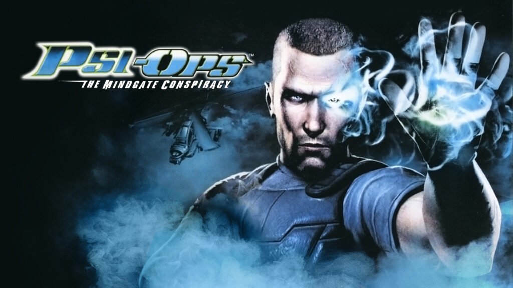 Psi-Ops The Mindgate Conspiracy PS2 classic action game art