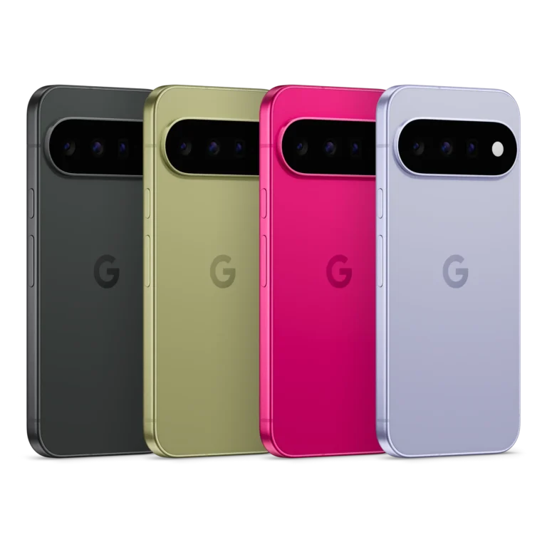 Google Pixel 11 Pro and Pro XL in Obsidian, Olive, Fog, and Canyon color options